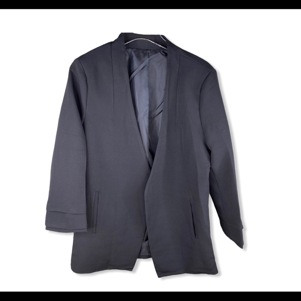 Long Sleeve Open Front Blazer Jacket Lined NWOT